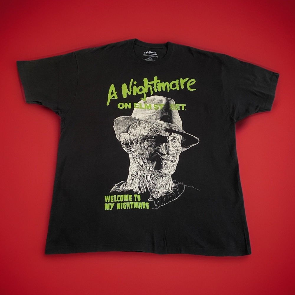 Nightmare on Elm Street Freddy Krueger Welcome To My Nightmare T Shirt Men XXL